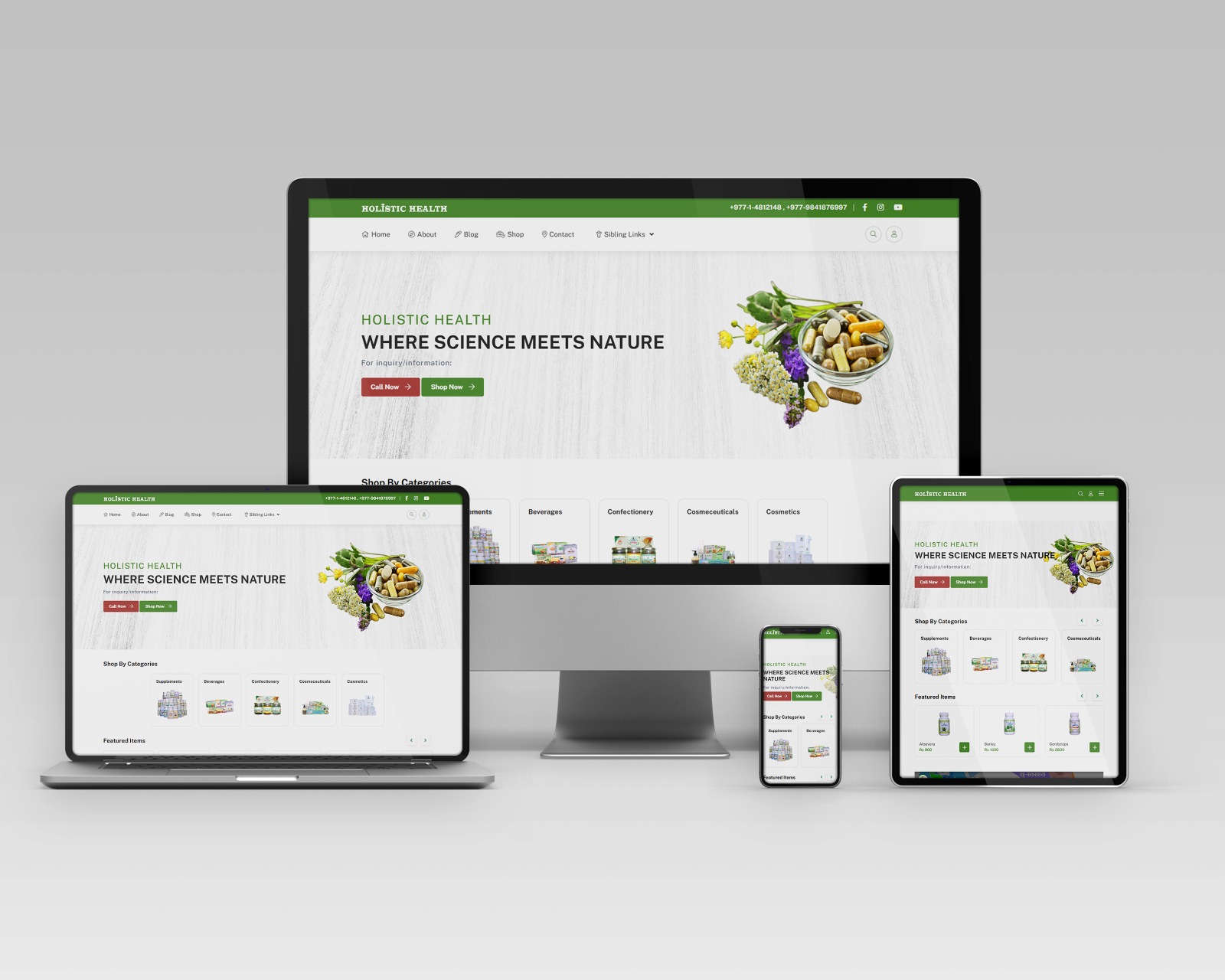 Website Design-Holistic Health