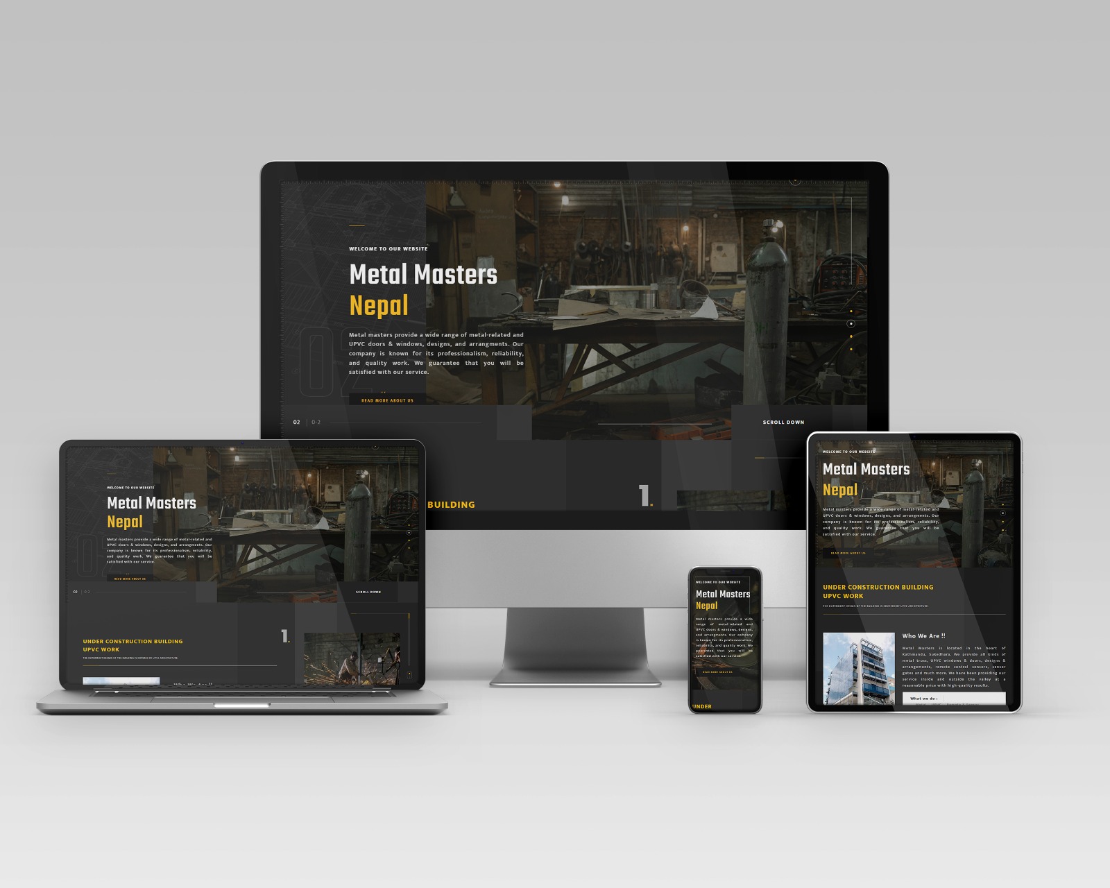 Website Design-Metal Masters
